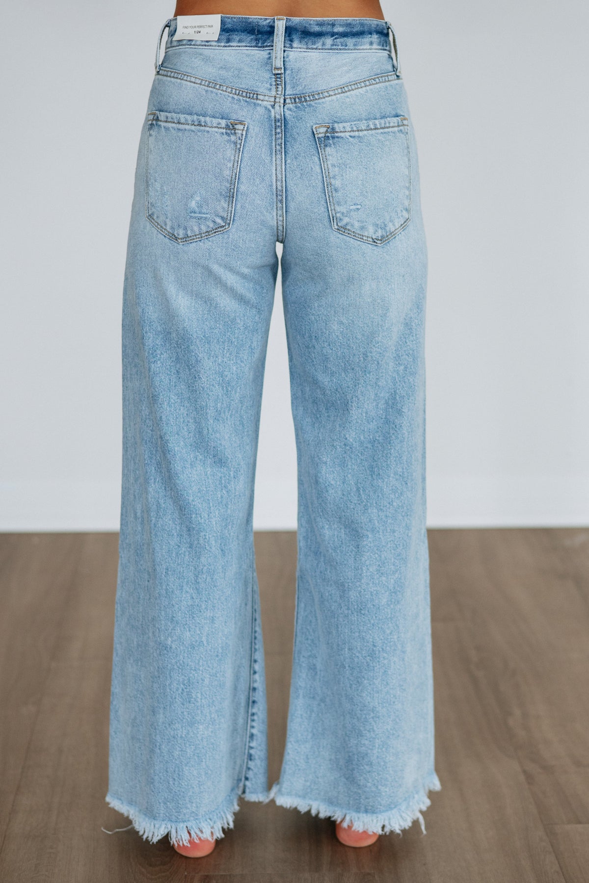Paige Wide Leg Jeans - Medium Wash